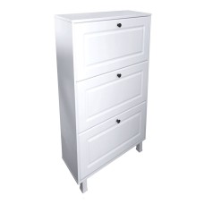 Pantofar Zapato 3 usi MDF Alb Mic 60 x 122 x 26 cm